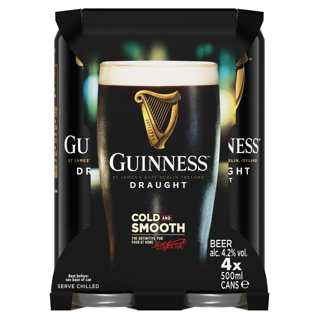 Guinness Draught 500ml 4pk